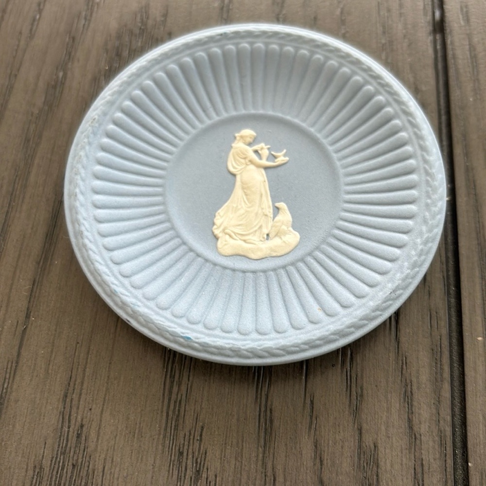 Wedgwood Blue and Cream Decorative Plate